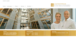 Desktop Screenshot of hautaerzte-duesseldorf.de